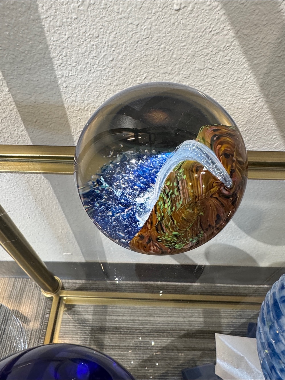 “WATERFALL “ art glass - Picture 4 of 5